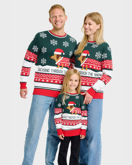 Dashing Around Christmas Sweater - Kids