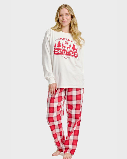 Merry Christmas Pajama Top for Women - Holiday Essentials