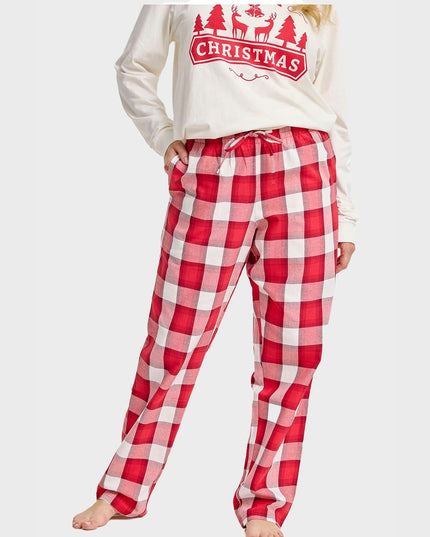 Flannel Christmas Pants for Women - Holiday Comfort