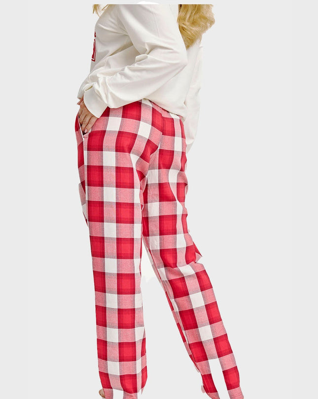 Flannel Christmas Pants for Women - Holiday Comfort