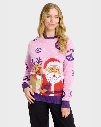 Hippie Christmas Sweater for Women