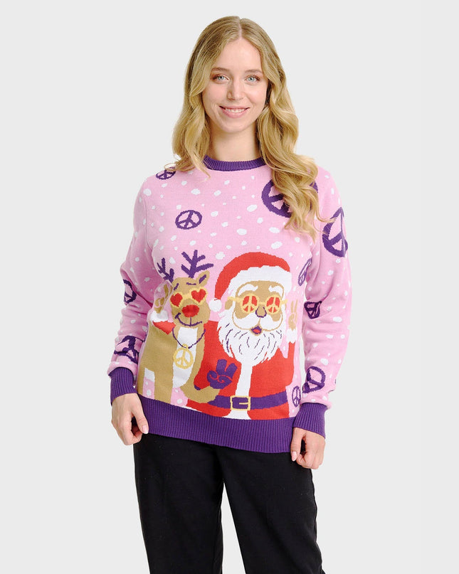 Women's Hippie Christmas Sweater