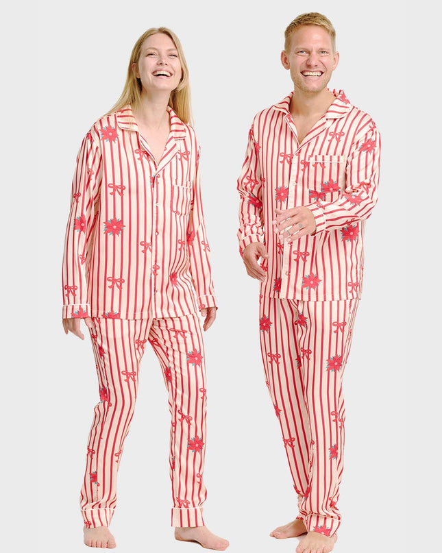 Satin Women's Christmas Pajamas for Festive Nights
