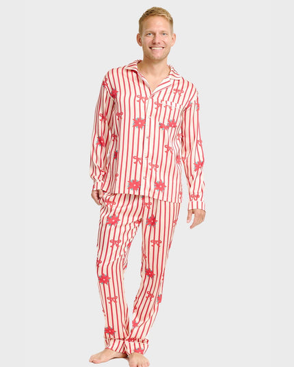 Satin Christmas Pajamas for Men