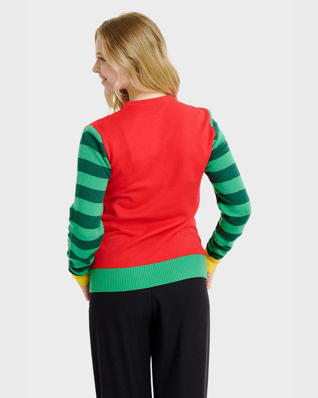 Elf Confidence Christmas Sweater - Women