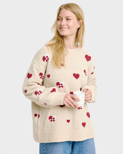 Christmas Heart Sweater for Women