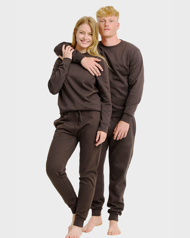 Brown Women's Sweatset for Festive Comfort