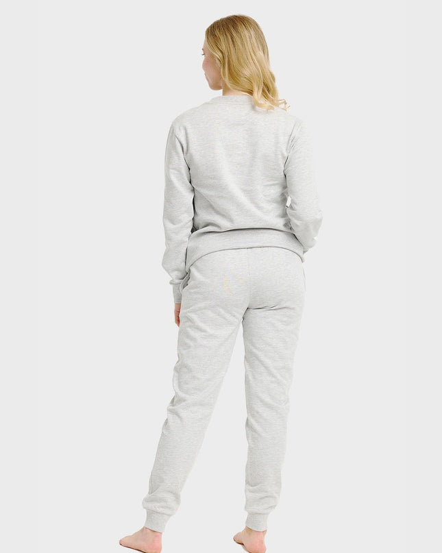 Gray Women's Sweatset for Cozy Holiday Vibes