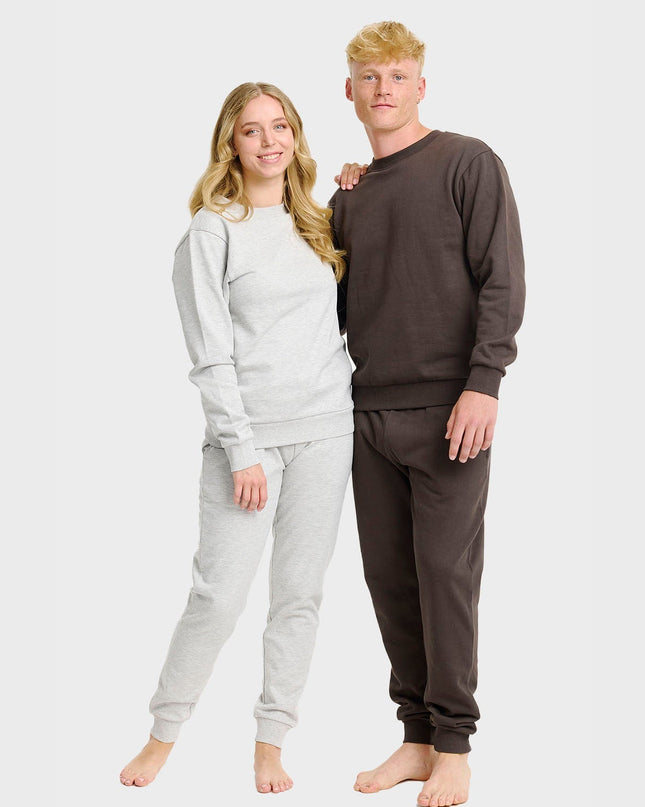 Gray Women's Sweatset for Cozy Holiday Vibes