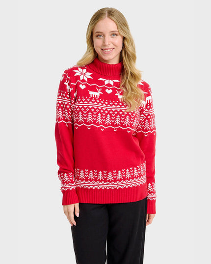Kvinders Greenland Jule Turtleneck Trøje