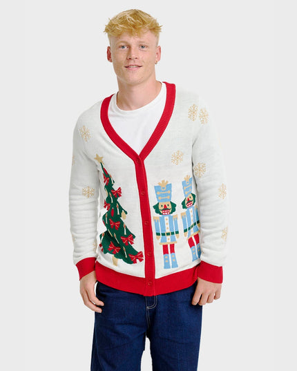 Nutcracker Christmas Cardigan for Men