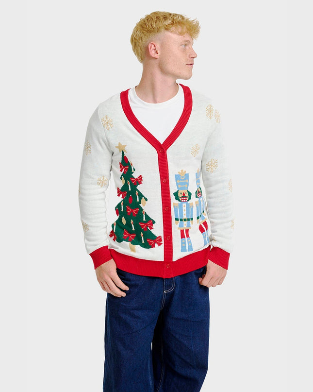 Nutcracker Christmas Cardigan for Men
