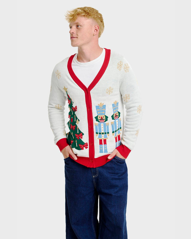 Nutcracker Christmas Cardigan for Men
