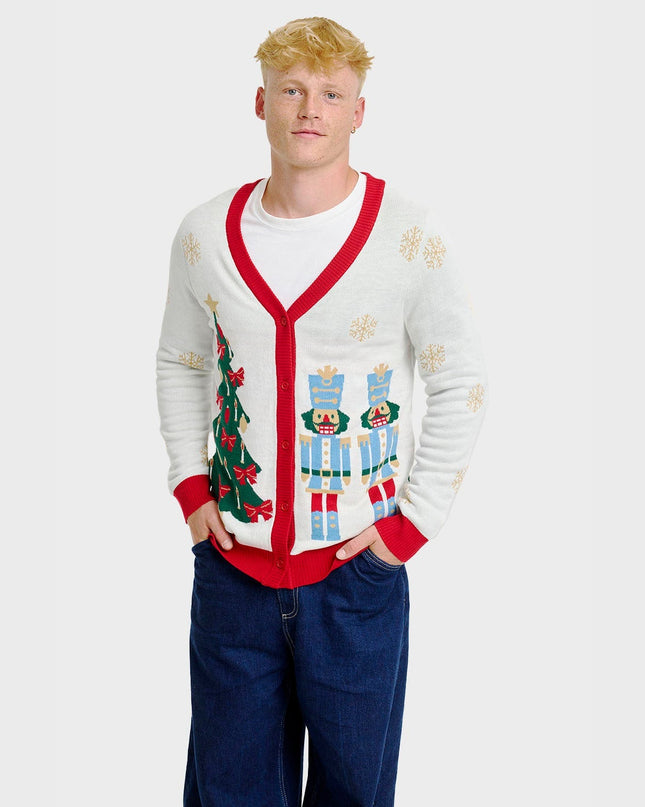 Nutcracker Christmas Cardigan for Men