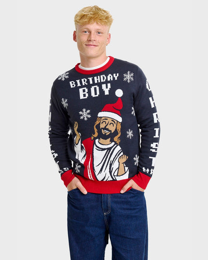 Birthday Boy Christmas Sweater for Men