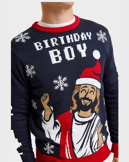 Birthday Boy Christmas Sweater for Men
