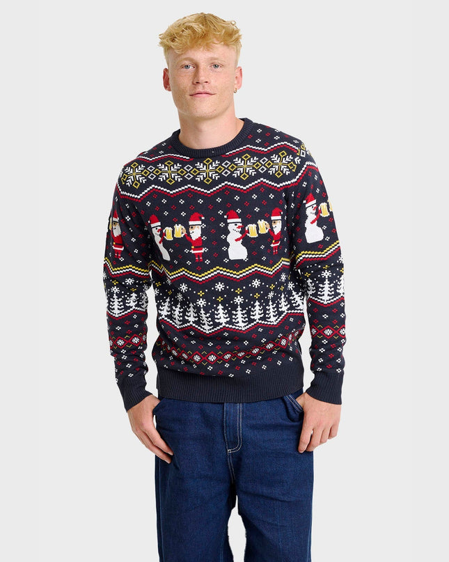Cheers Santa Christmas Sweater - Men