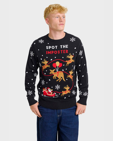 Imposter Christmas Sweater for Men - Festive and Warm Apparel