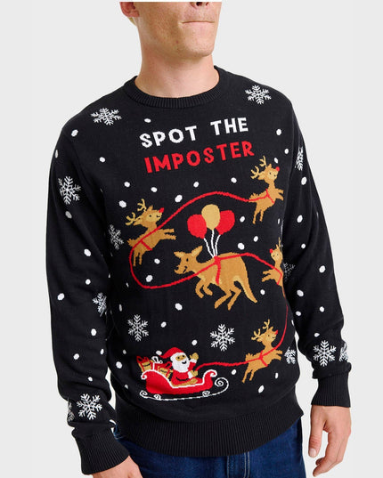 Imposter Christmas Sweater for Men - Festive and Warm Apparel