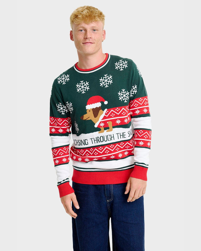 Dashing Around Christmas Sweater for Men