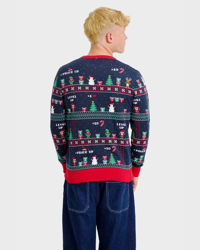 Vintage Gaming Christmas Sweater for Men - Festive Fashion
