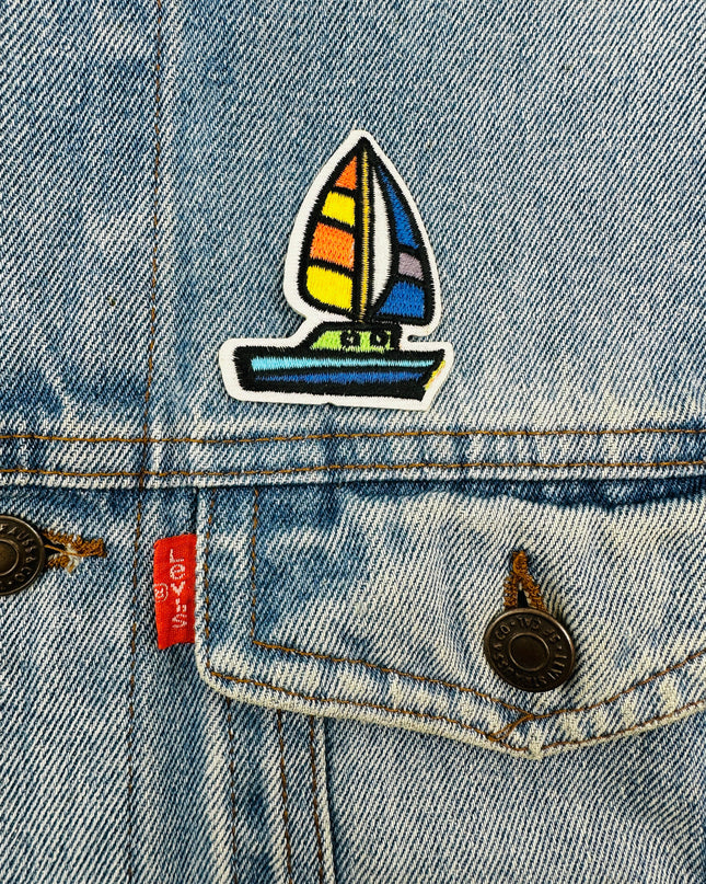 Sailboat Iron-On Patch