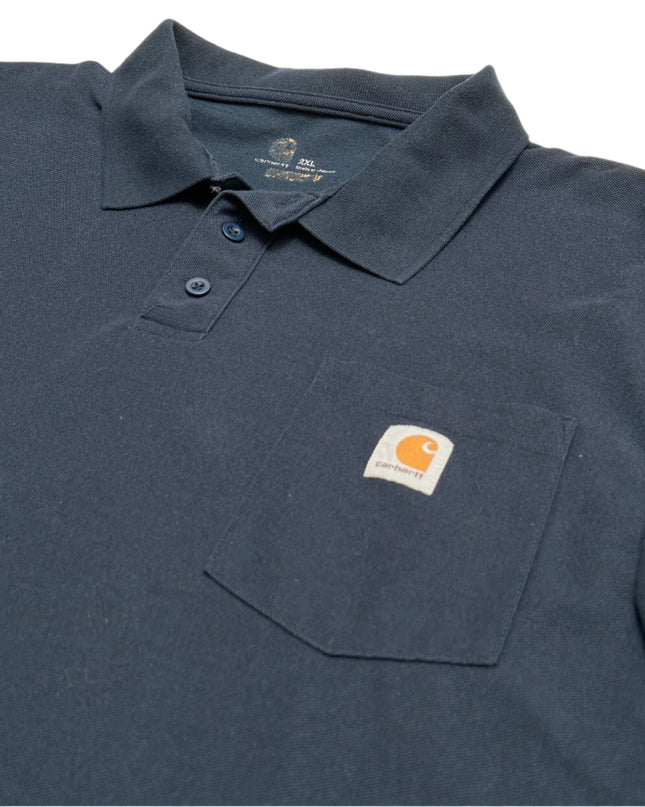 Carhartt Vintage Polo Blue for Men and Women