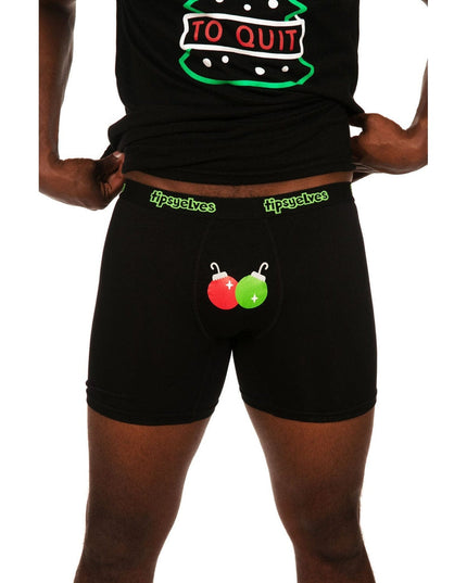Herre Jingle Bells Boxer Briefs