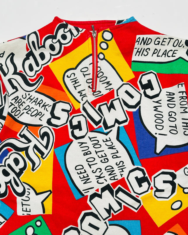 Vintage Cycling Jersey Comic for Men and Women