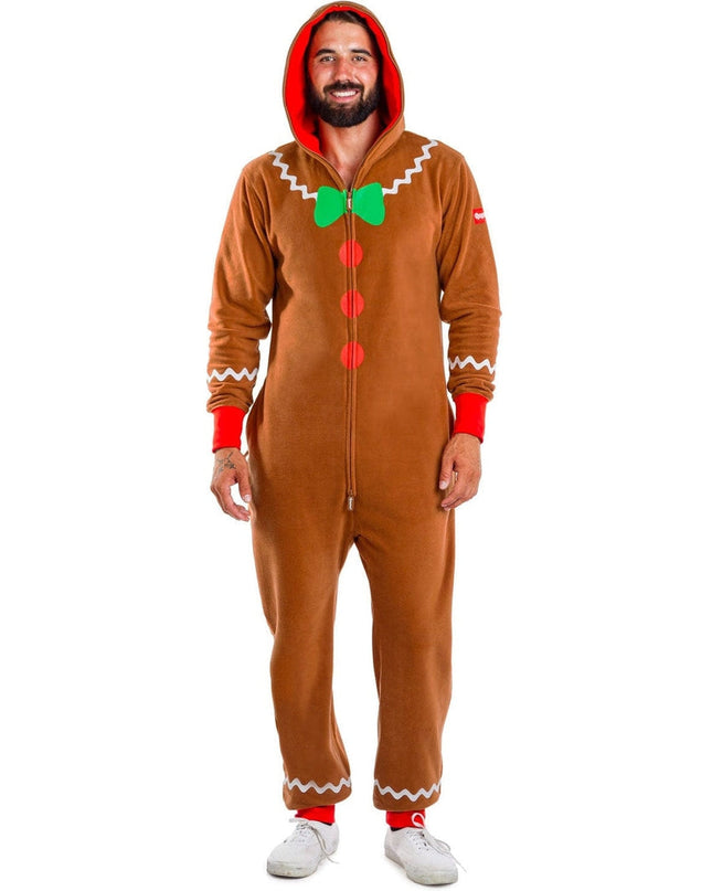 Matching Gingerbread Family Jumpsuits
