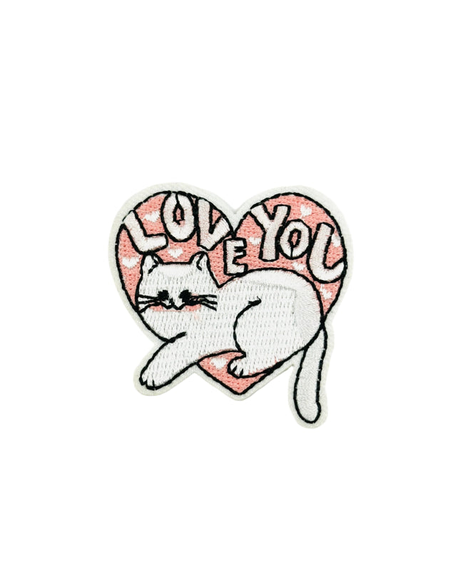 Parche I Love You Kitten