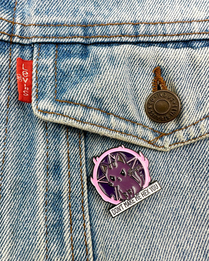 Hex Cat Pin Badge | Tags: Accessories