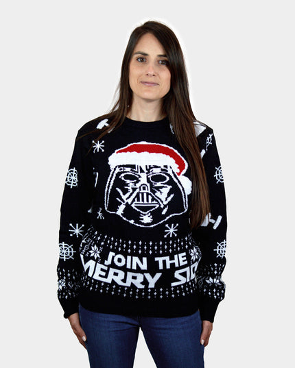 Women's Christmas Sweater "Join The Merry Side"