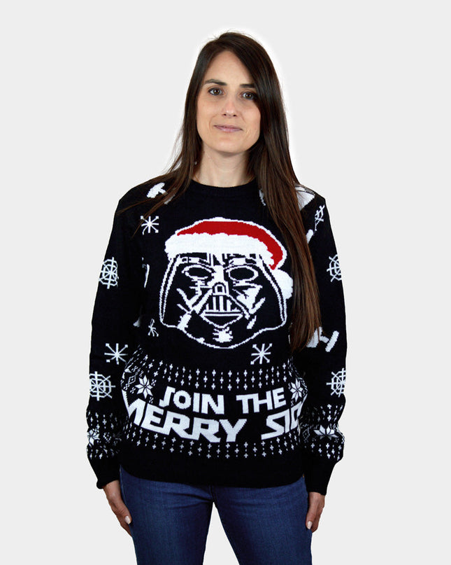 Women's Christmas Sweater "Join The Merry Side"
