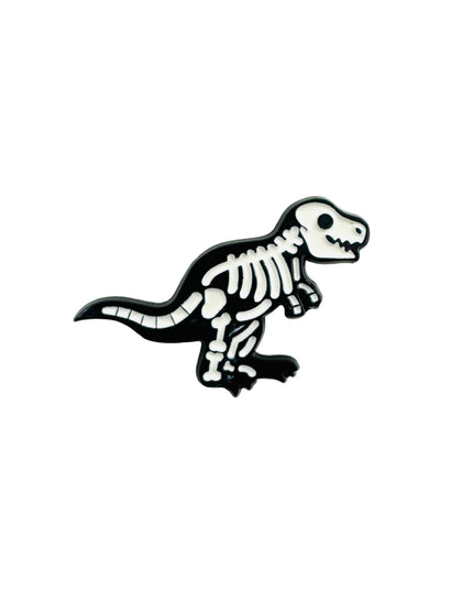 Dino Skeleton Pin | Family Christmas Pajamas & Accessories