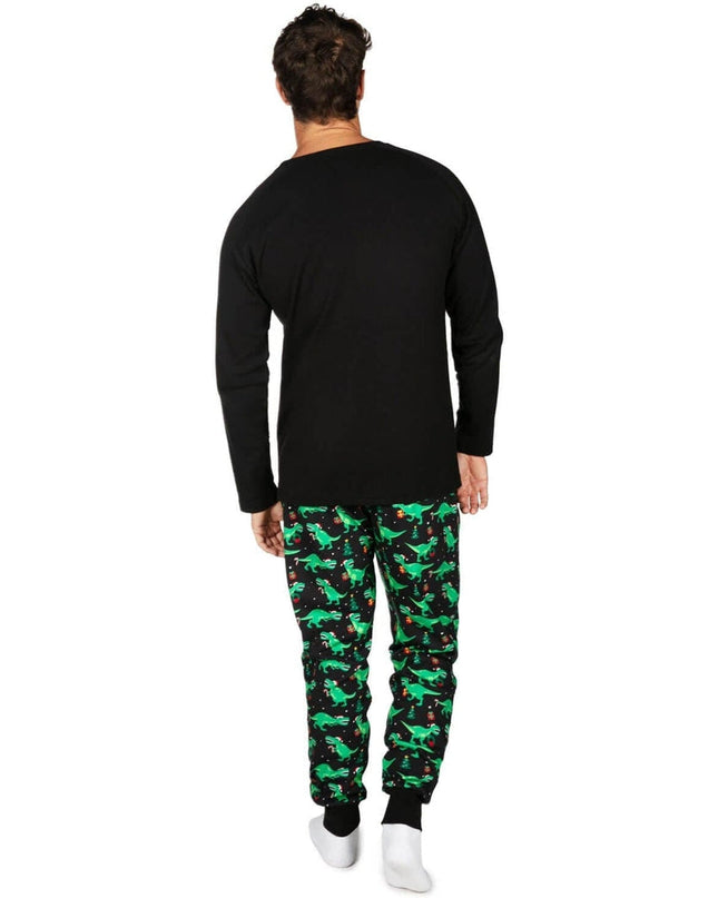 Men's Papasarus Crew Neck Pajama Set
