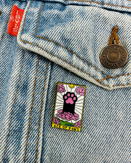 Cat Tarot Pin | Ace of Paws | Family Halloween Costumes