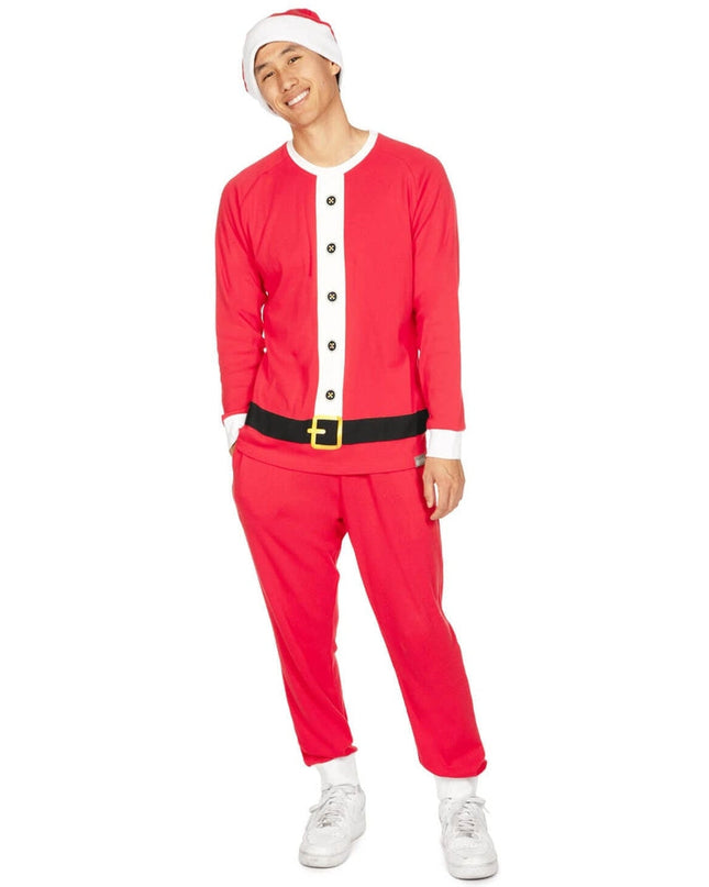 Men's Santa Claus Crew Neck Pajama Set