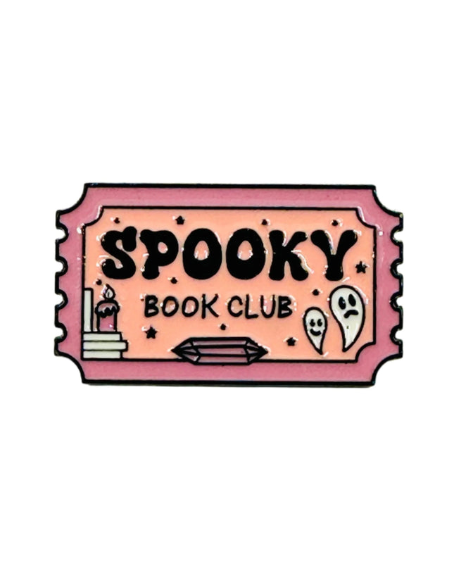 Spooky Book Club Pin - Ideel til Halloween Samlere