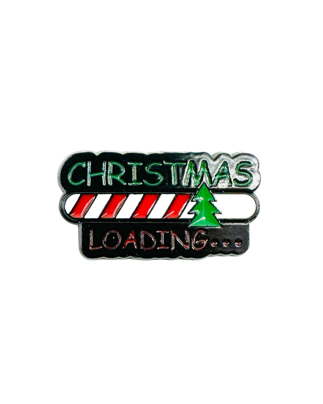 Brooch - Christmas Loading… | Fun Holiday Accessories