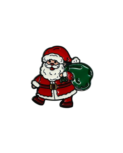 Brooch - Santa with Bag II | Holiday Accessories for Christmas