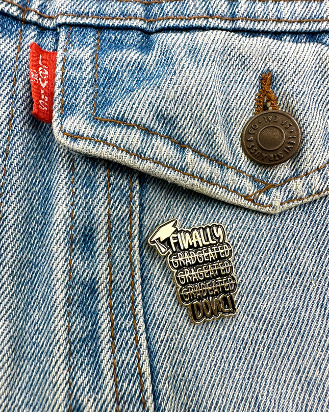 Endelig færdig Emalje Pin Badge