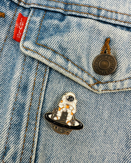 Astronaut V Pin | Family Christmas Pajamas & Accessories