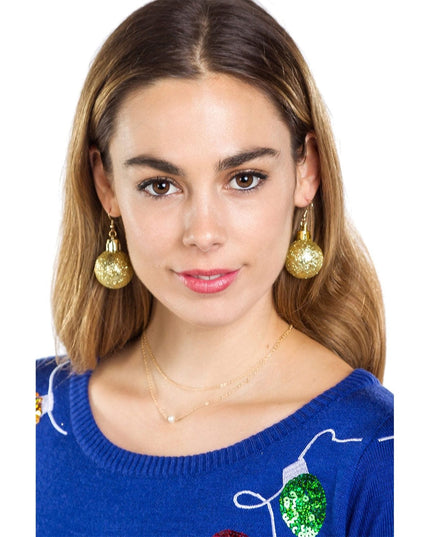 Glitter Ornament Earrings