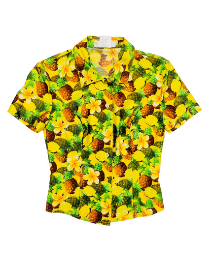 Vintage Escada Pineapple Blouse