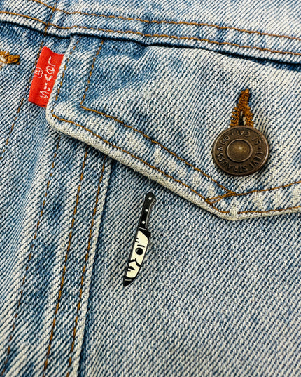 Pin de Cuchillo Grito II para Celebraciones de Halloween