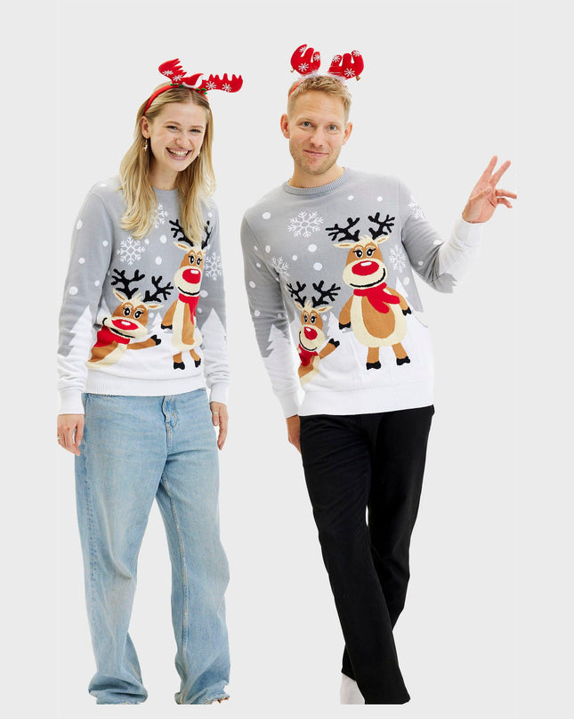 Cute Christmas Sweater for Men - Family-Friendly Design