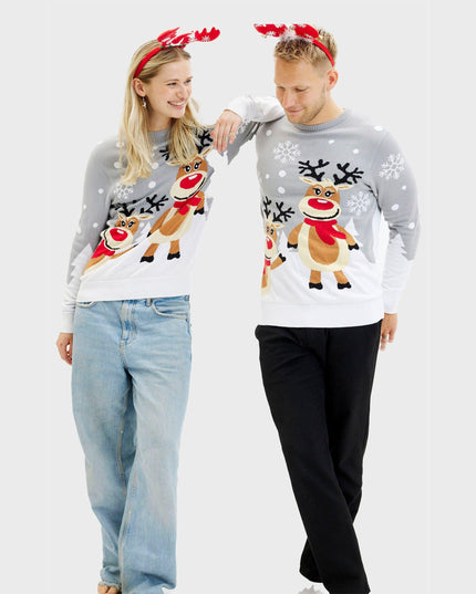 Suéter Navideño Lindo para Hombres - Diseño Familiar