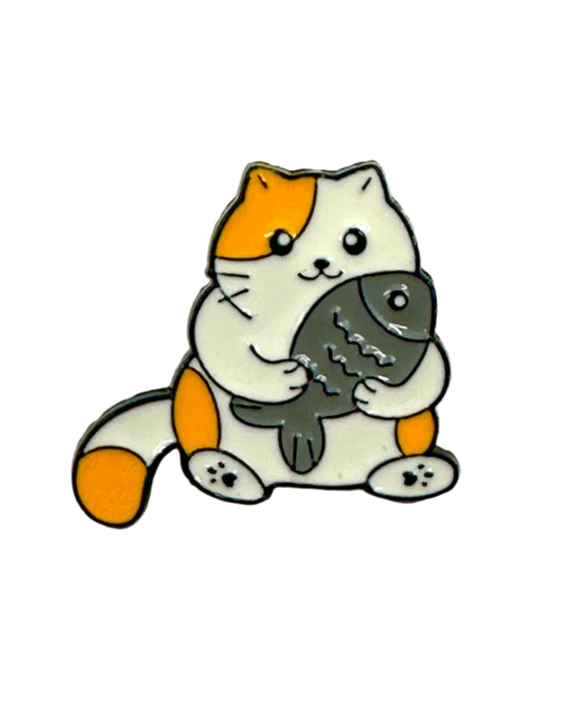 Fish Cat II Pin - Sjov gave til katteentusiaster