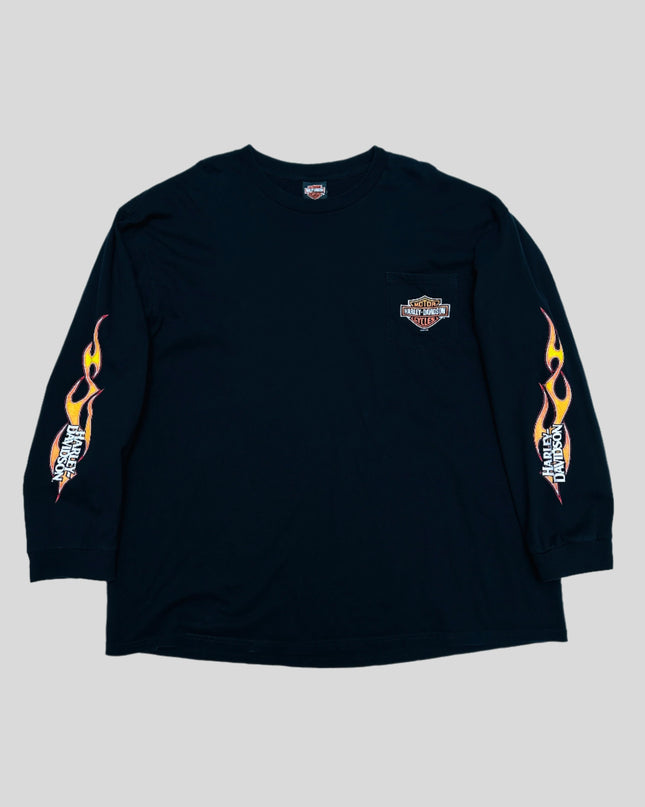 Vintage Harley Davidson Long Sleeve T-Shirt | Classic Biker Style